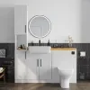 Product Image for Oliver 1400 White Shaker Fitted Furniture Combination Vanity Unit with Ceramic Basin 5