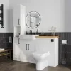 Product Image for Oliver 1400 White Shaker Fitted Furniture Combination Vanity Unit with Ceramic Basin 4