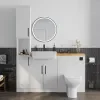 Product Image for Oliver 1500 White Shaker Fitted Furniture Combination Vanity Unit with Ceramic Basin 5