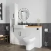 Product Image for Oliver 1500 White Shaker Fitted Furniture Combination Vanity Unit with Ceramic Basin 4