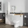 Product Image for Oliver 1500 White Shaker Fitted Furniture Combination Vanity Unit with Ceramic Basin 2