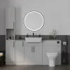 Main product image for the Oliver Dust Grey 1800 Slim Shaker Fitted Furniture Tallboy 1