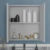 Oliver Dust Grey 600mm Mirror Cabinet