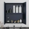 Oliver Navy Blue 600mm Mirror Cabinet