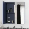 Oliver Navy Blue 600mm Mirror Cabinet