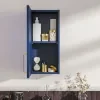 Oliver Navy Blue 300mm Wall Cabinet