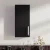 Oliver Matt Black 300mm Wall Cabinet