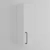 183591 standard 1 Product Image for Oliver Matt White 200mm Wall Cabinet with Shaker Door (Slim & Standard)