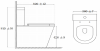 Alessio Black Close-coupled Toilet