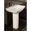 Summit 600 Basin and Pedestal Summit Range Basin and Pedestal with Chrome mono Basin Tap and Basin Waste