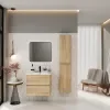Marilyn 600mm Wall Hung Vanity Unit in Halifax Oak Marilyn 600mm Wall Hung Vanity Unit in Halifax Oak