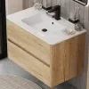 Marilyn 800mm Wall Hung Vanity Unit in Halifax Oak Marilyn 800mm Wall Hung Vanity Unit in Halifax Oak