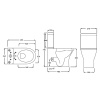 Patello Toilet Thin Seat Dimensions Dimensions for Patello Toilet with Thin Seat